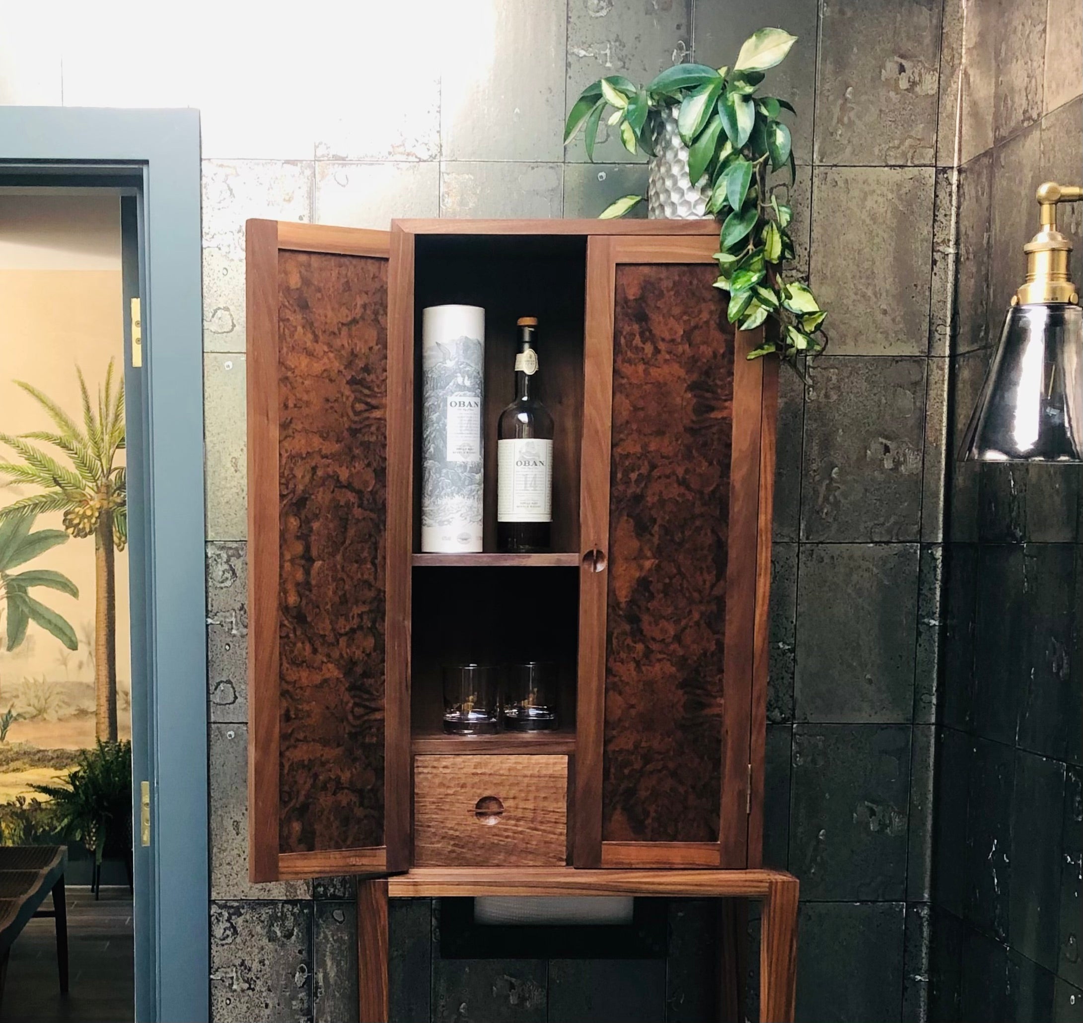Noah-Morris-Bespoke-Unique-Luxury-Wooden-Drinks-Cabinet-Walnut