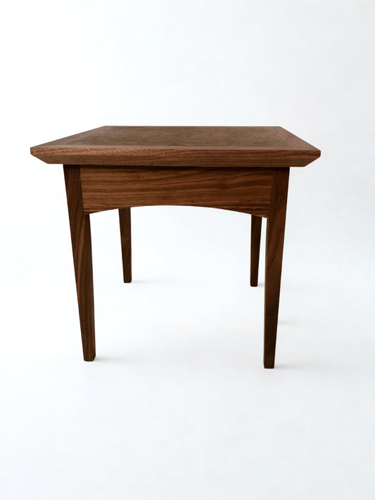 Burr Walnut Side Table