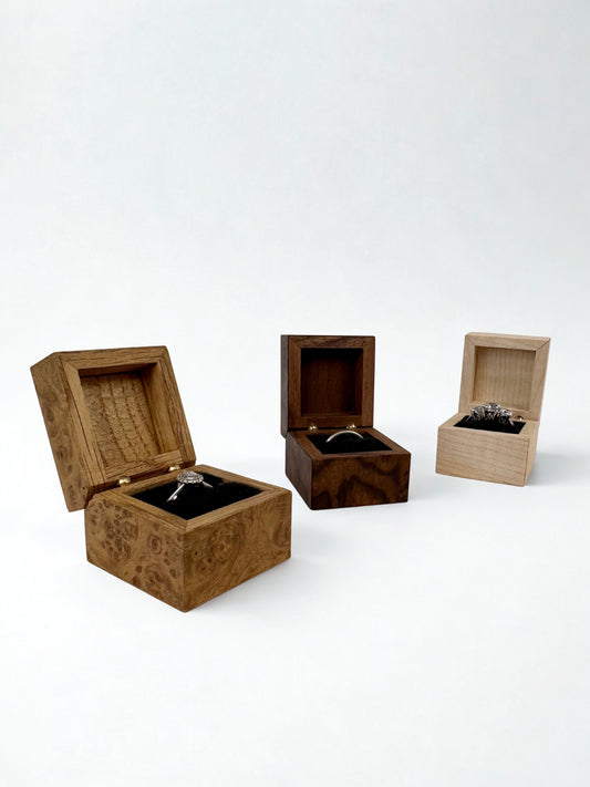 Handmade Wooden Ring Box