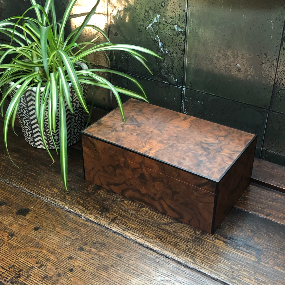 Burr Walnut Watch Box