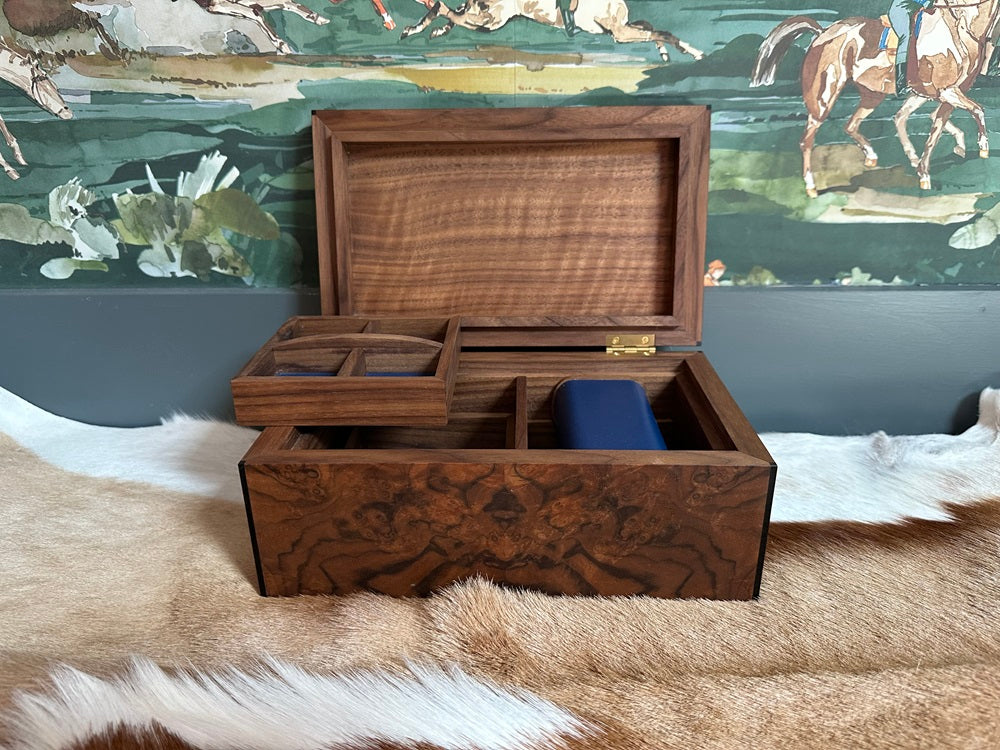 Burr Walnut Watch Box