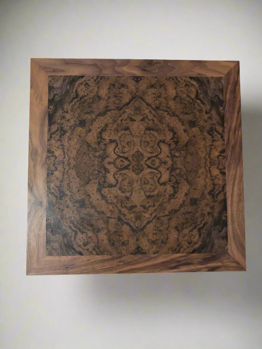Burr Walnut Side Table