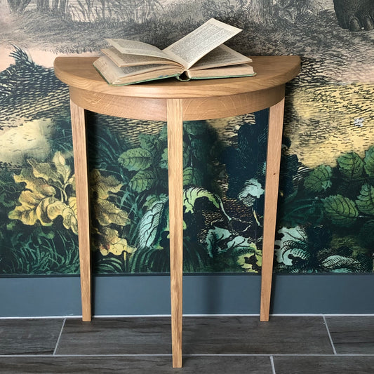 Demilune side table