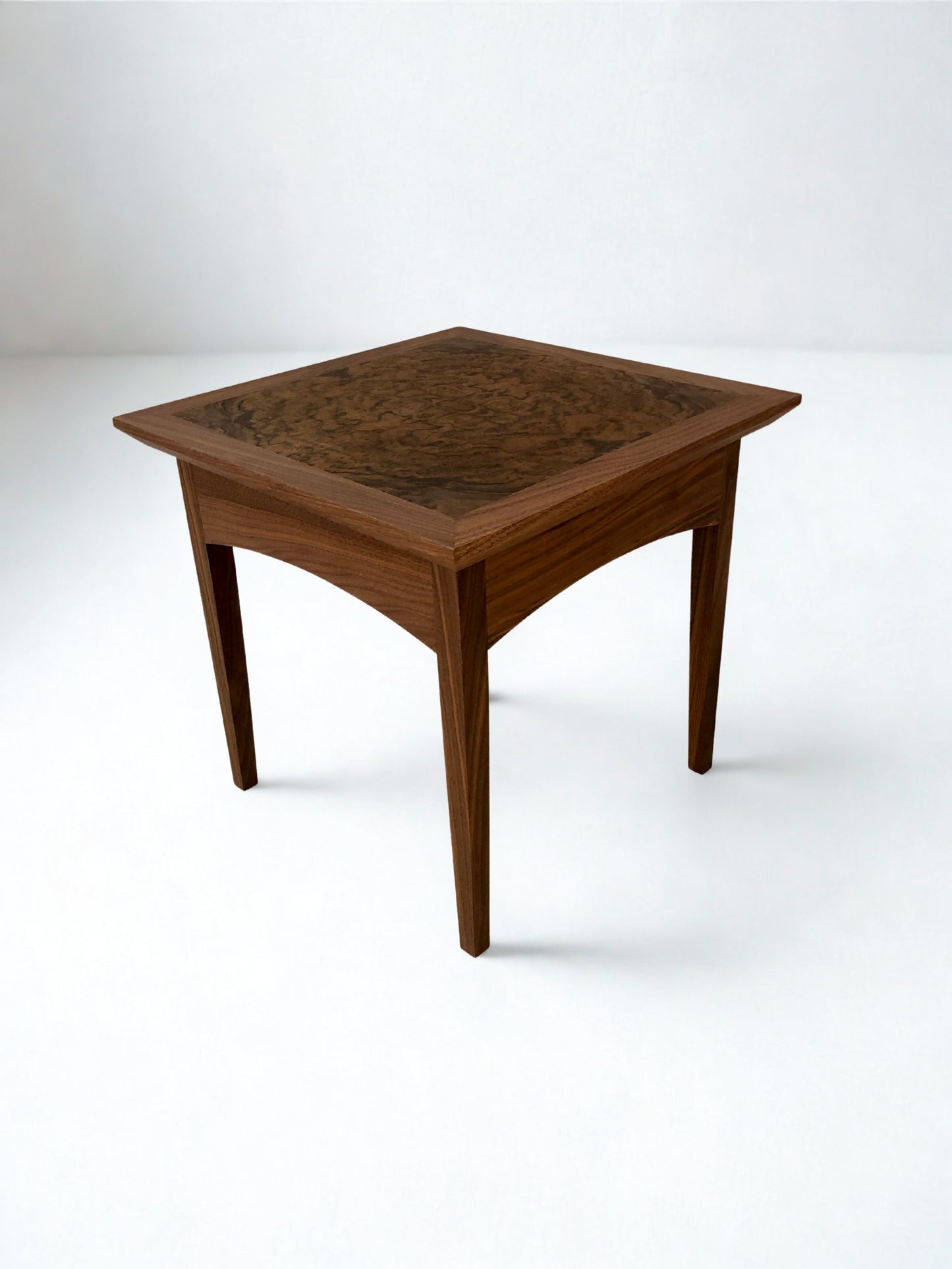 Burr Walnut Side Table