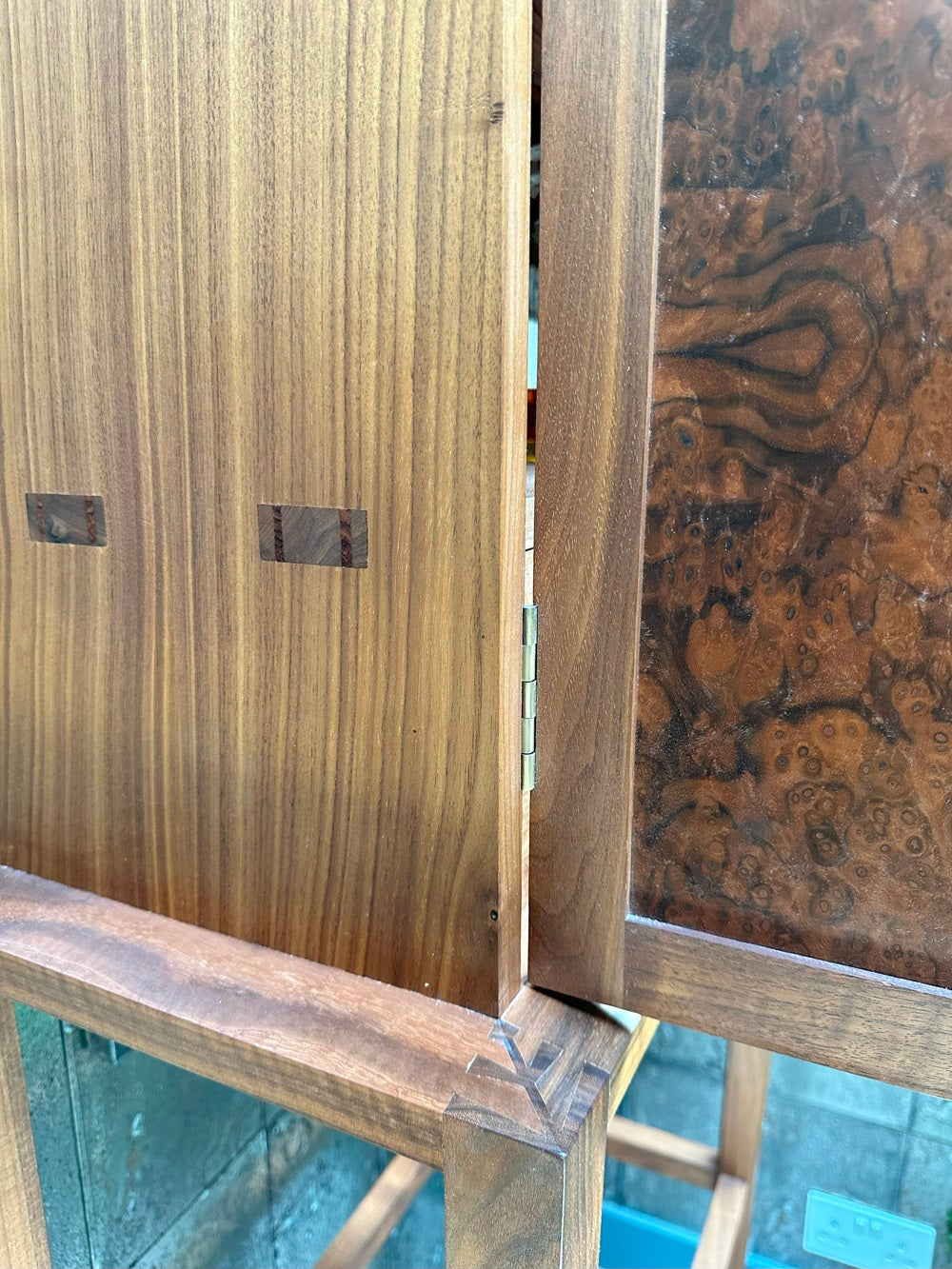 Walnut Drinks Cabinet