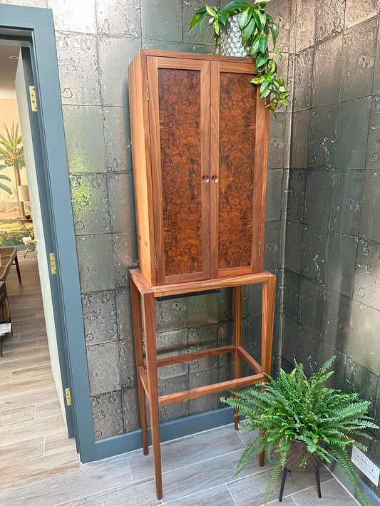 Walnut Whisky cabinet