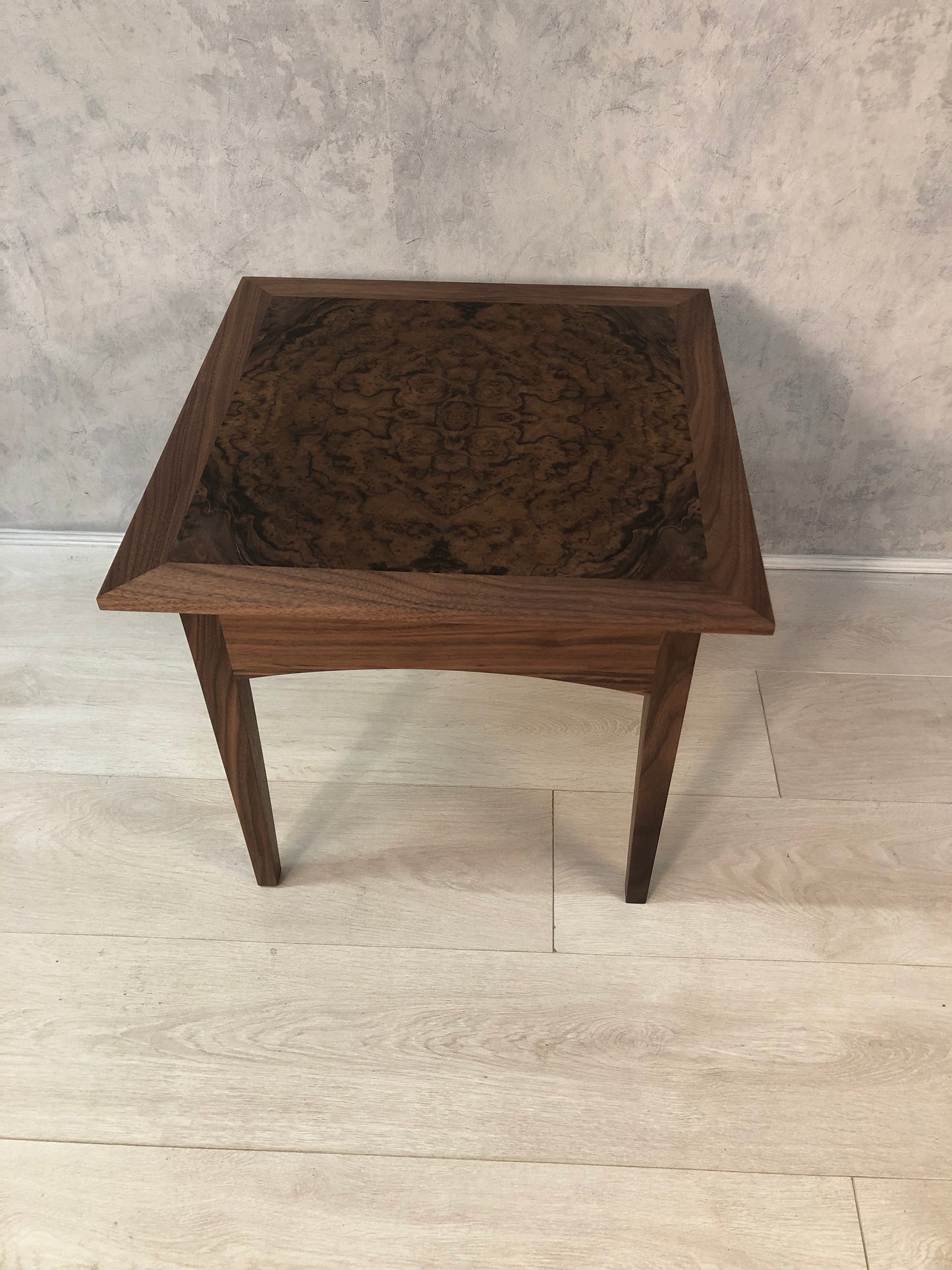 Walnut side table