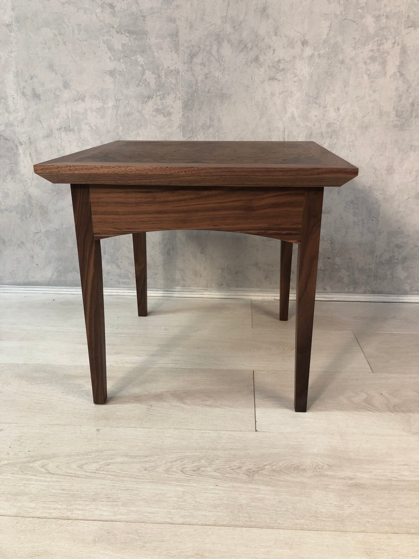 Walnut side table