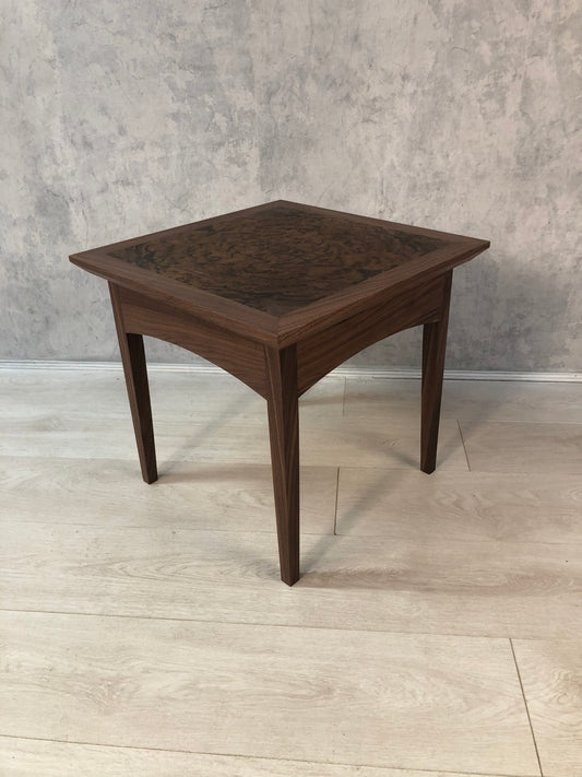 Walnut side table